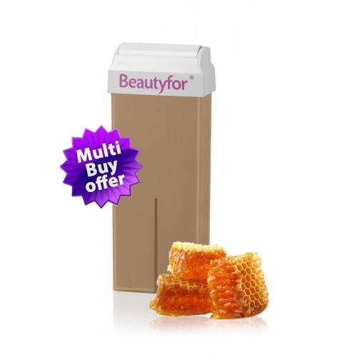 BeautyFor Yellow Honey Wax, Roll-on Cartridge 100 ml